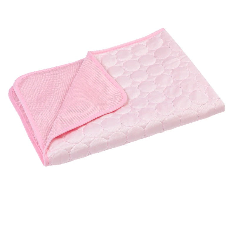 Ice Silk Dog Cooling Mat for Indoor and Outdoor Use