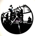Beach Volleyball Sports Record Wall Clock