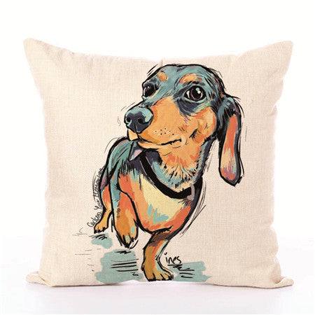 White Polyester Peach Skin Cushion Covers 45cm x 45cm