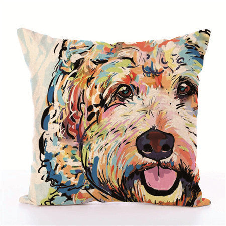 White Polyester Peach Skin Cushion Covers 45cm x 45cm