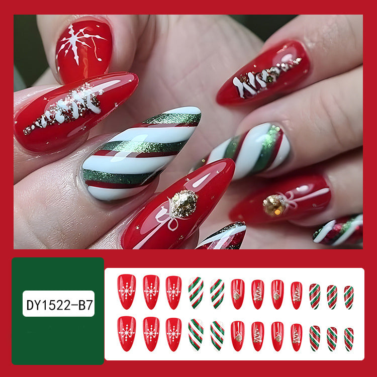 Christmas Nail Art Stickers 24pcs for Holiday Wear