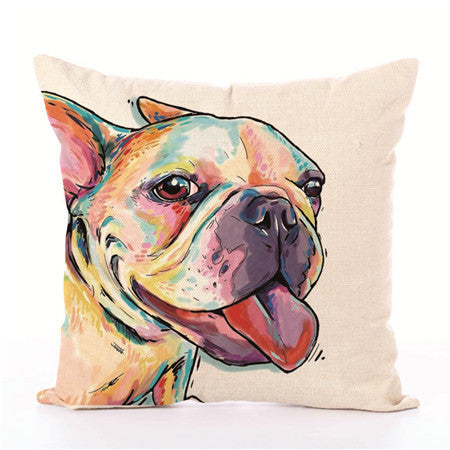 White Polyester Peach Skin Cushion Covers 45cm x 45cm