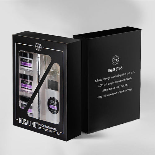 Acrylic System Kit for Nail Extension and Carving
