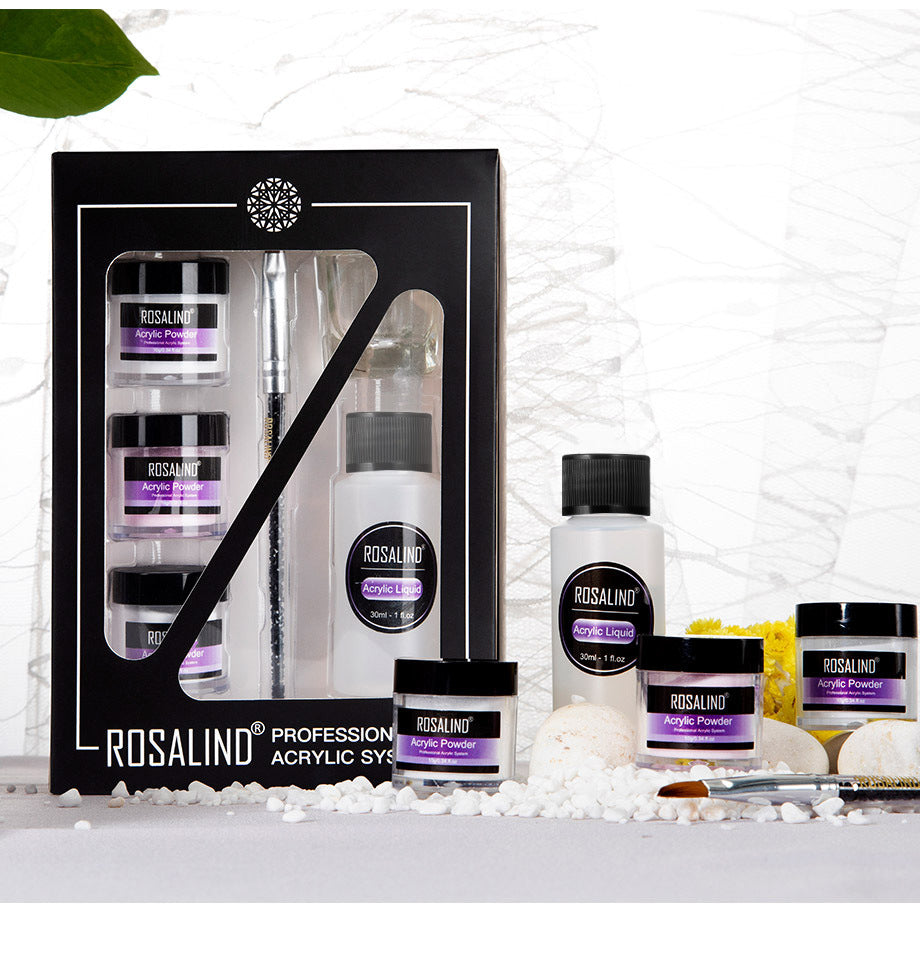 Acrylic System Kit for Nail Extension and Carving