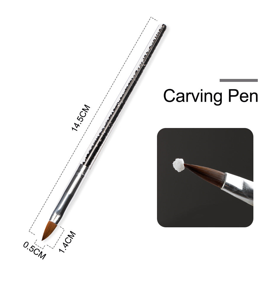 Acrylic System Kit for Nail Extension and Carving
