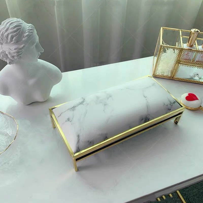 Light Luxury Marble Hand Pillow Set for Manicure