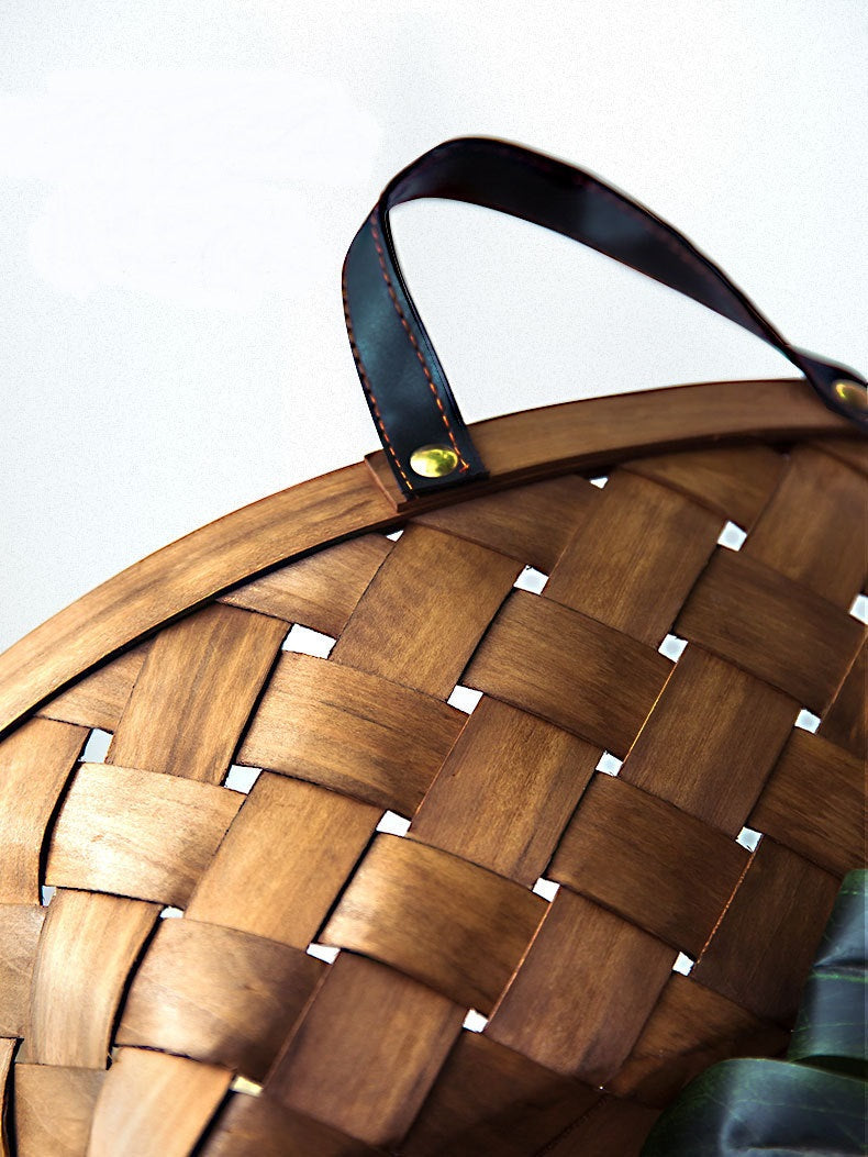 Bamboo Rattan Pet Bed House for Cats and Dogs