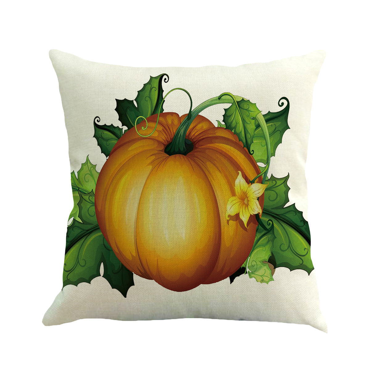 Linen Thanksgiving Cushion Pillow Case 45x45cm