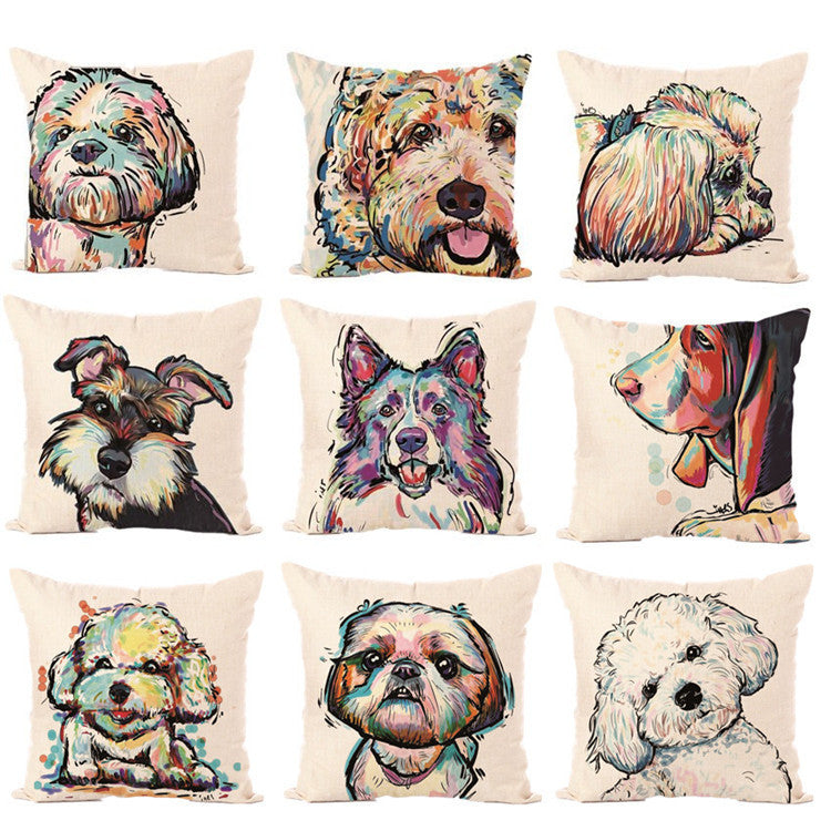 White Polyester Peach Skin Cushion Covers 45cm x 45cm