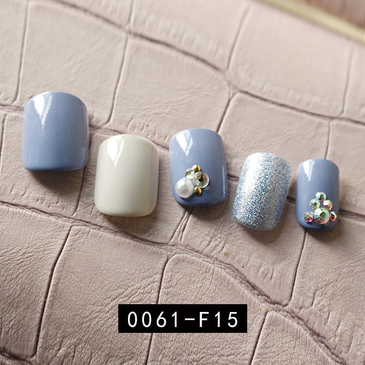 ABS Nail Art Stickers with Crystals Eco-Friendly Set