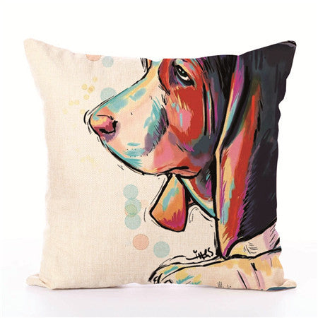 White Polyester Peach Skin Cushion Covers 45cm x 45cm