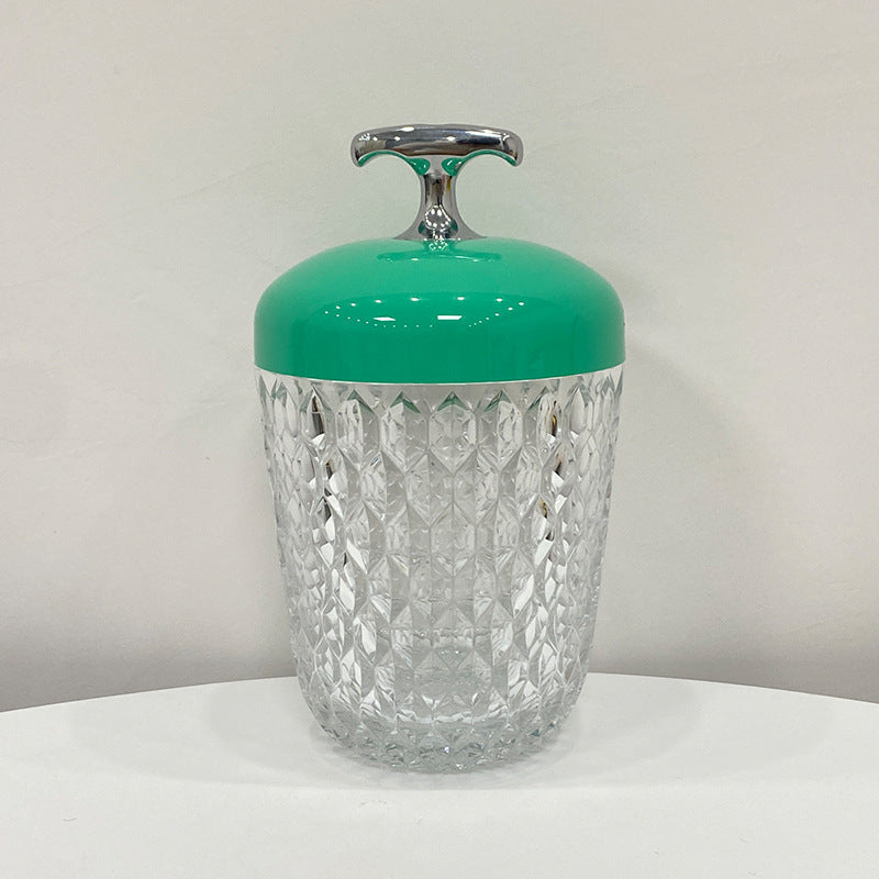 Pine Cone Crystal Macaron Night Light Table Lamp