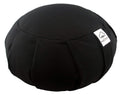 Cotton Meditation Cushion 36cm Black Breathable Yoga