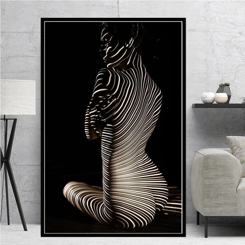 Modern Abstract Female Art Canvas Decoration 20x30cm
