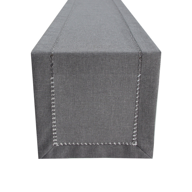 Polyester Table Runner in Solid Colors for Coffee Tables