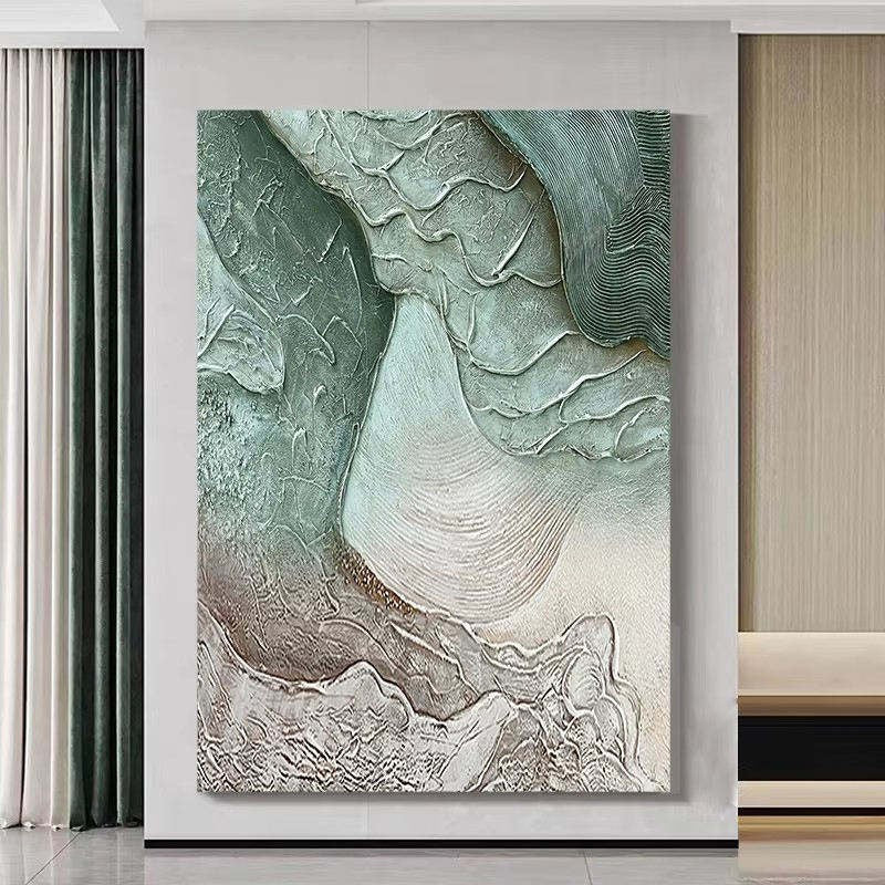 Abstract Hand-Painted Canvas Oil Painting for Living Room