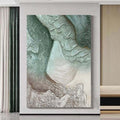 Abstract Hand-Painted Canvas Oil Painting for Living Room