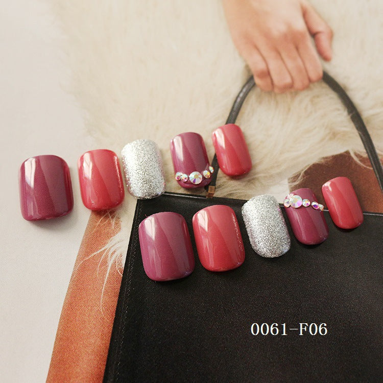 ABS Nail Art Stickers with Crystals Eco-Friendly Set