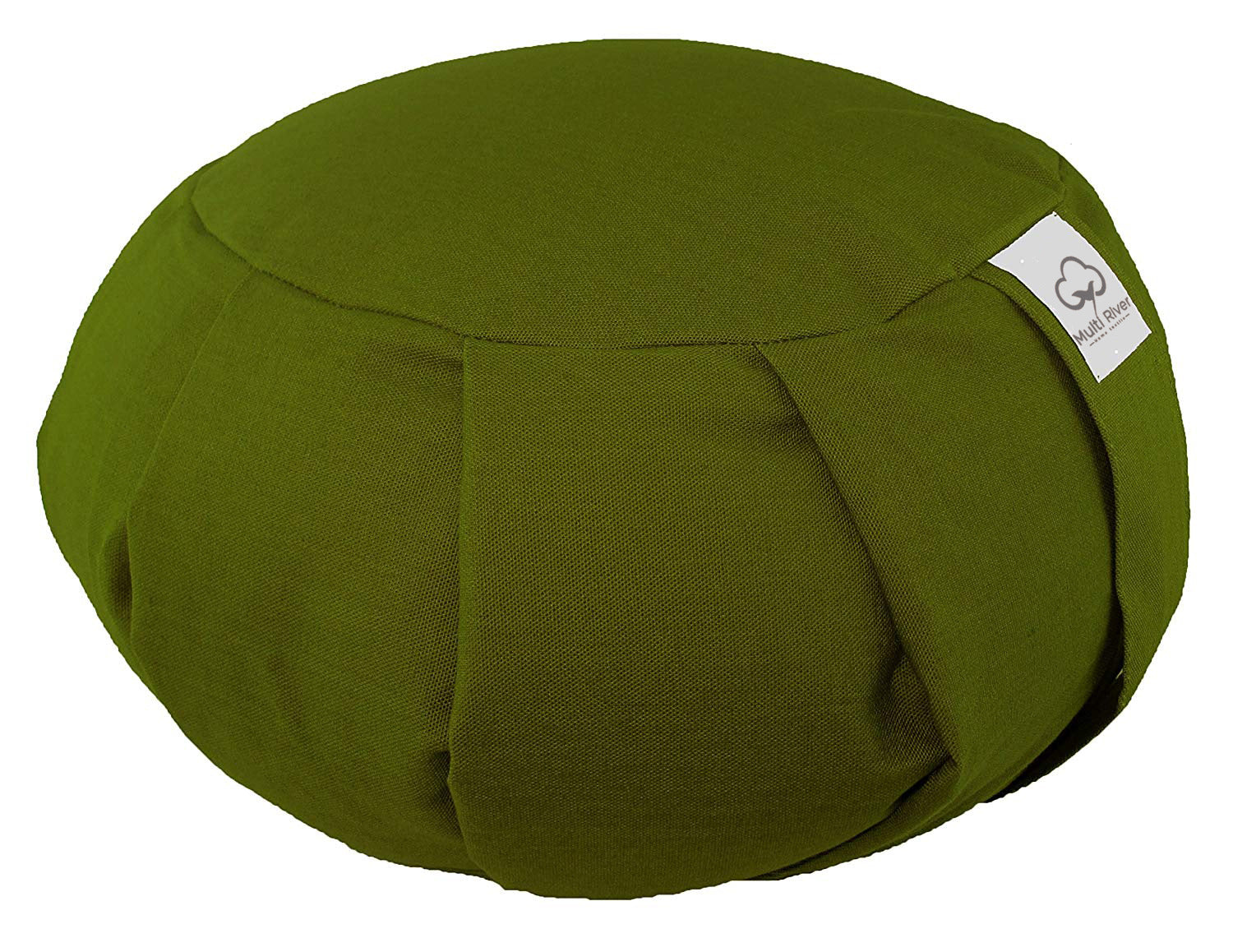 Cotton Meditation Cushion 36cm Black Breathable Yoga