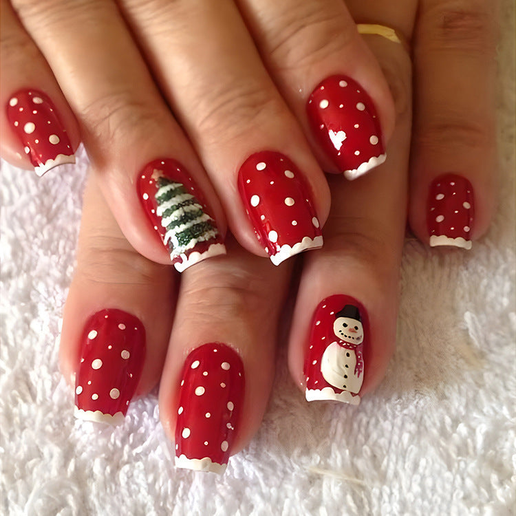 Christmas Nail Art Stickers 24pcs for Holiday Wear