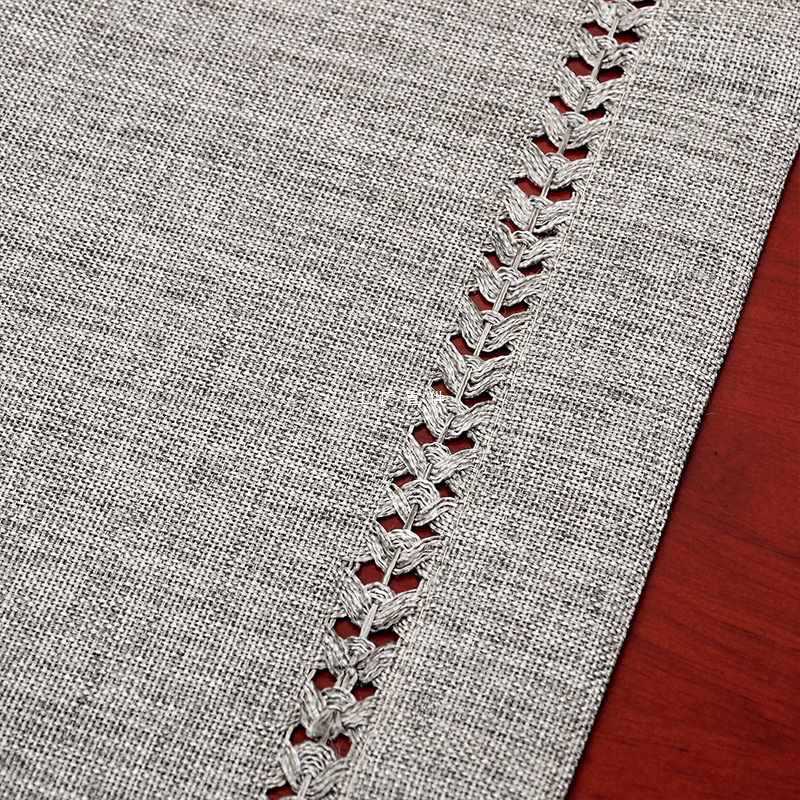 Polyester Table Runner in Solid Colors for Coffee Tables