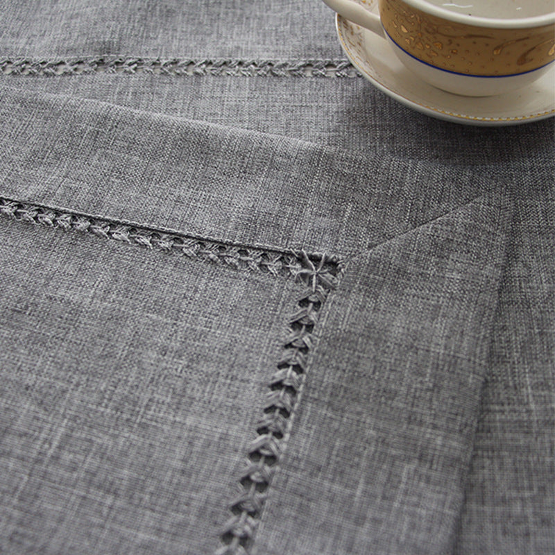 Polyester Table Runner in Solid Colors for Coffee Tables