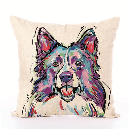 White Polyester Peach Skin Cushion Covers 45cm x 45cm