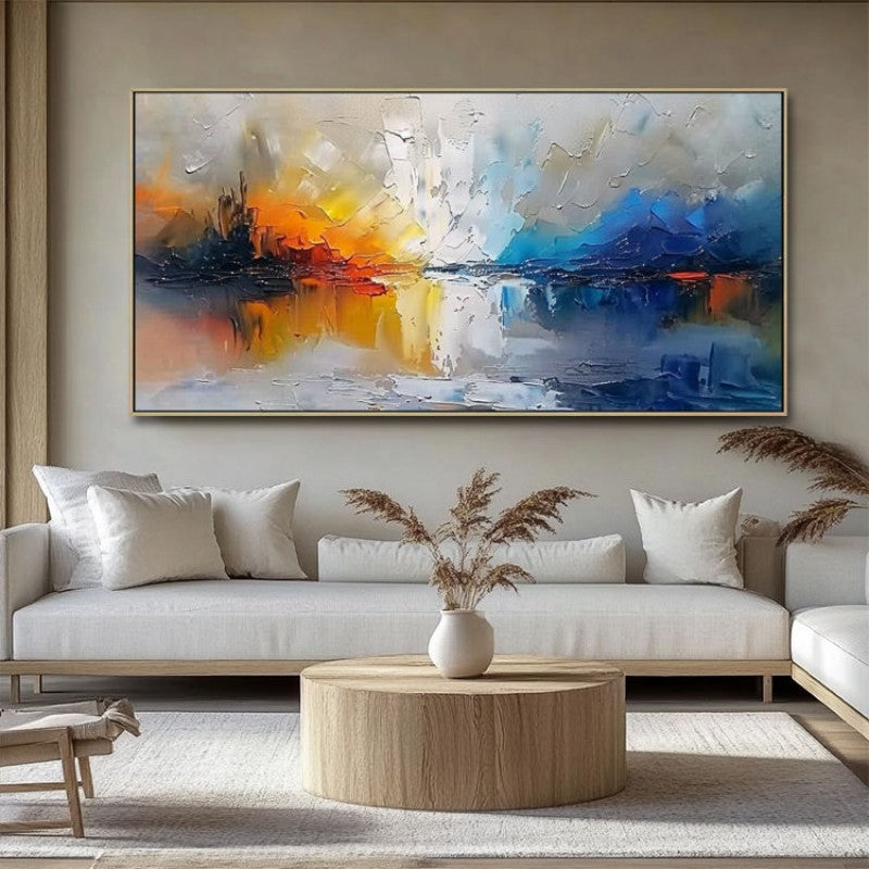 Handmade Oil Painting Landscape Canvas Art for Living Room