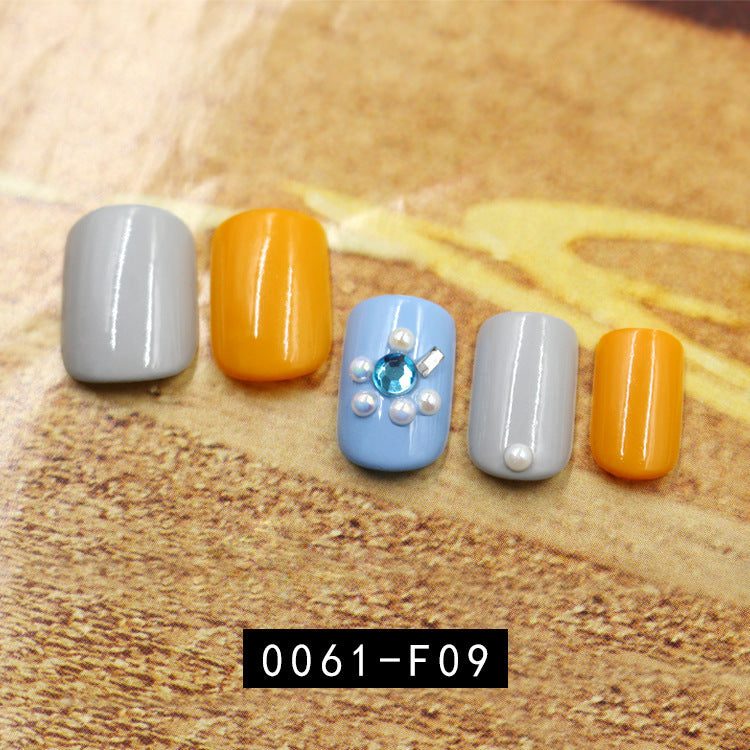 ABS Nail Art Stickers with Crystals Eco-Friendly Set