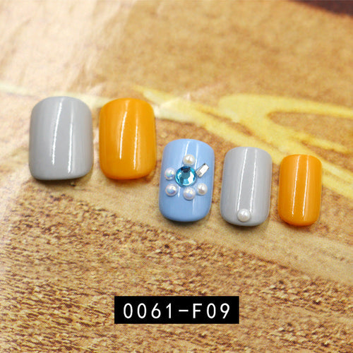 ABS Nail Art Stickers with Crystals Eco-Friendly Set