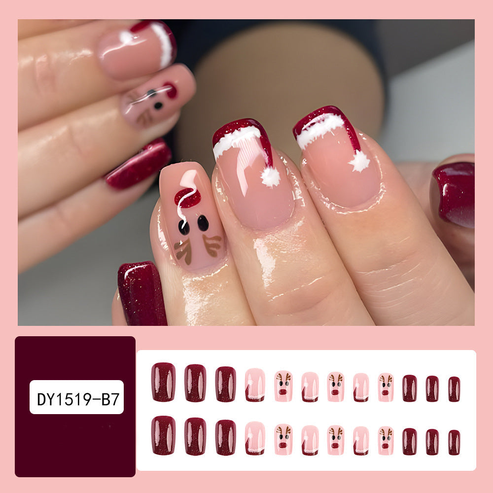 Christmas Nail Art Stickers 24pcs for Holiday Wear