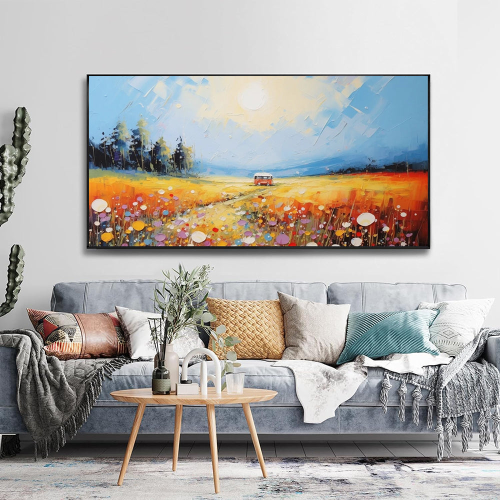 Hand Painted Landscape Oil Painting on Canvas