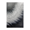 Abstract Canvas Art Hand Painted in Black and White