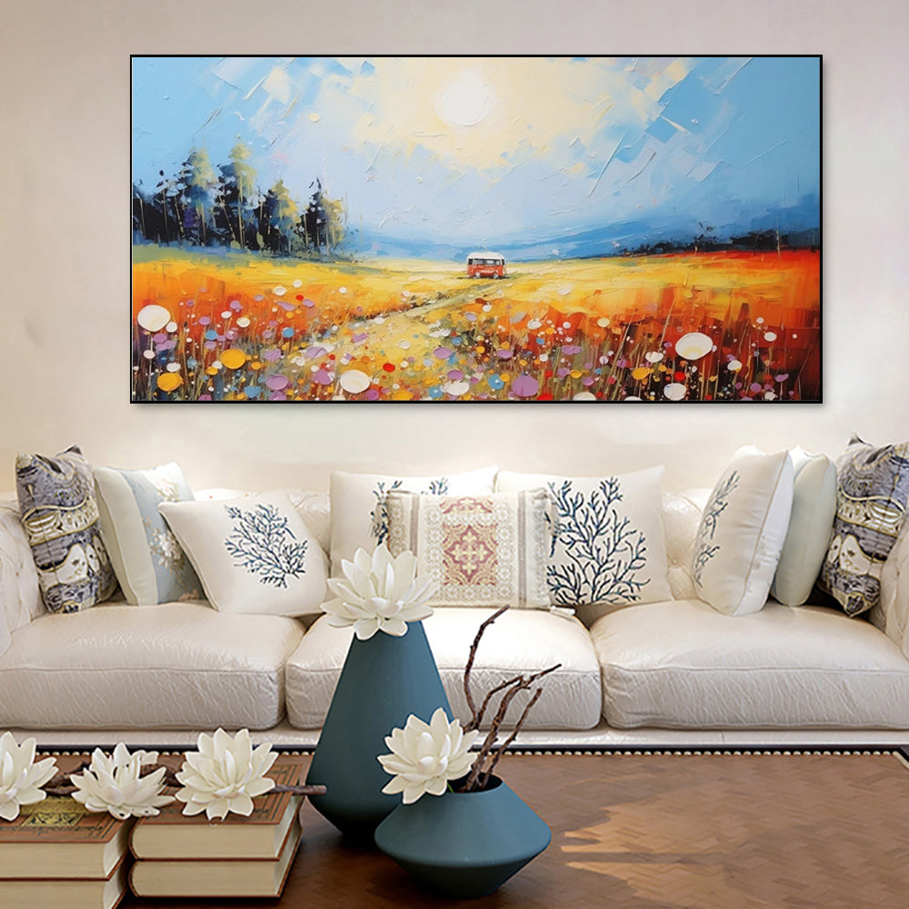 Hand Painted Landscape Oil Painting on Canvas