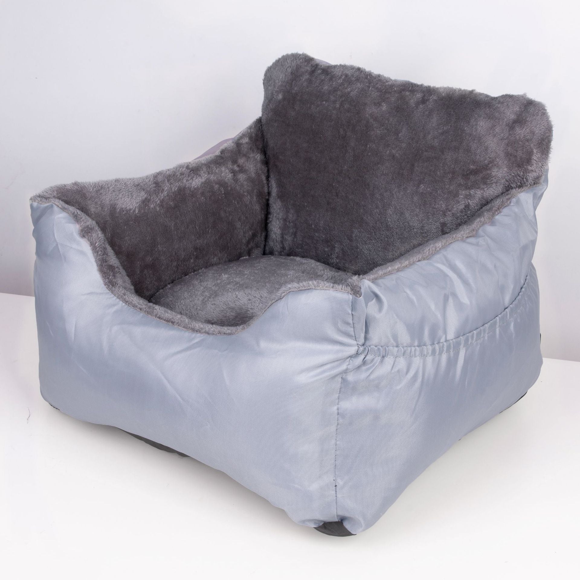 Blue Cloth Dog Cushion Bed 55x50x35cm