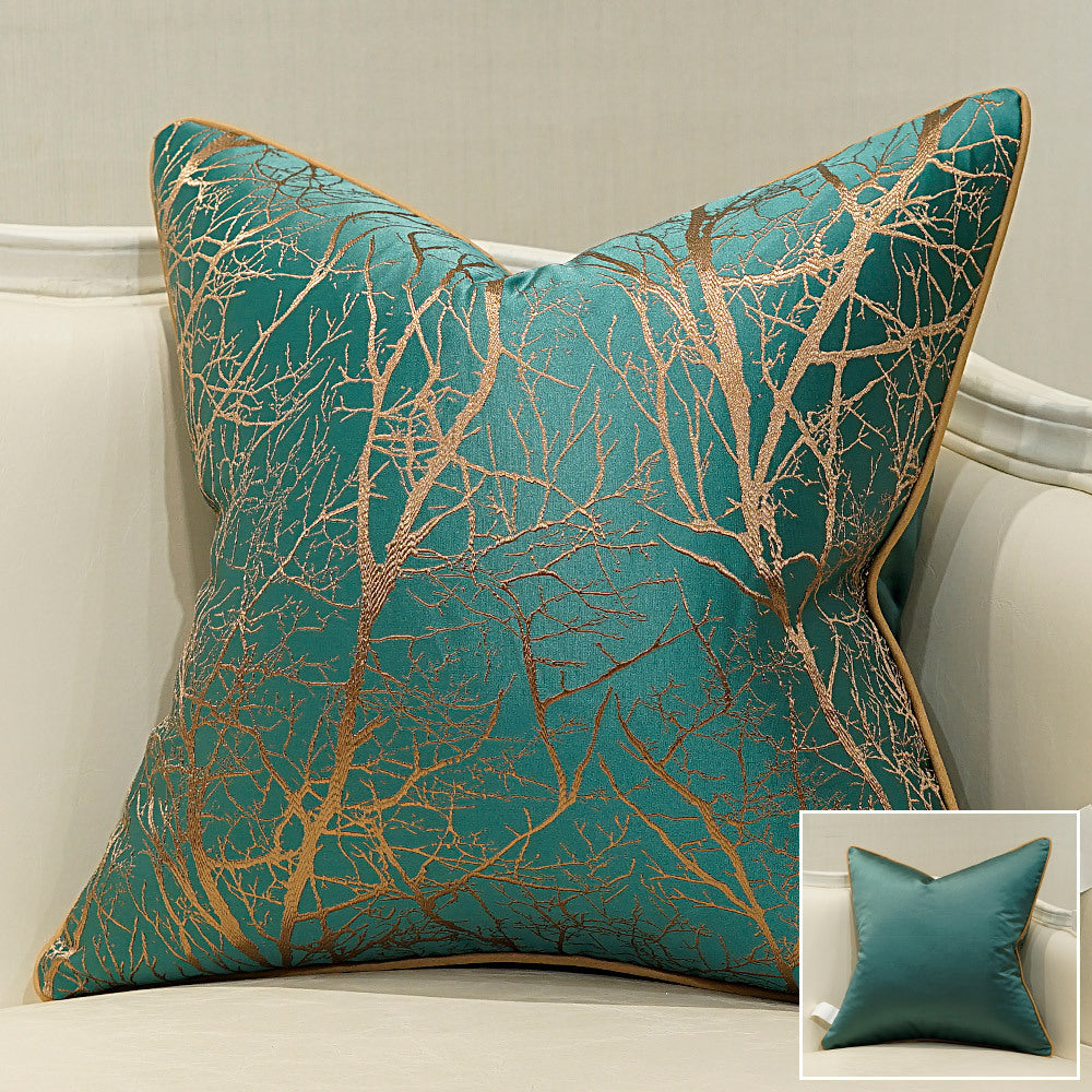 Light Luxury Cushion Pillow in Stripe Pattern