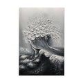 Abstract Ocean Wave Hand-Painted Oil Canvas Art