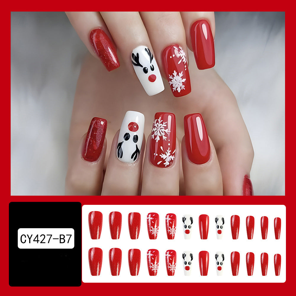 Christmas Nail Art Stickers 24pcs for Holiday Wear