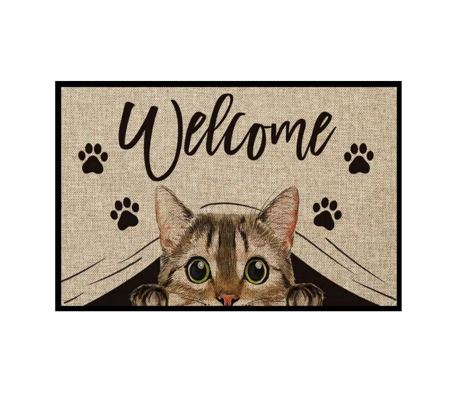 Cartoon Crystal Velvet Floor Mat Home