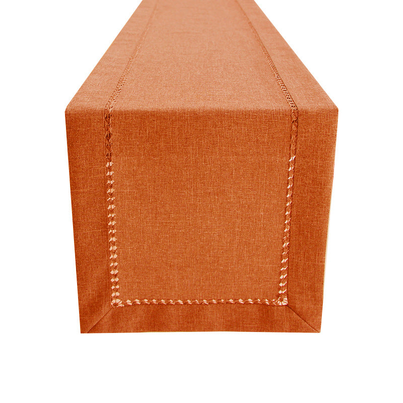 Polyester Table Runner in Solid Colors for Coffee Tables