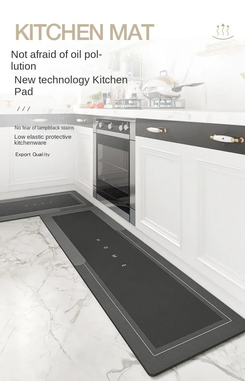 Kitchen Waterproof Non-Skid Absorbent Mat 40x160cm