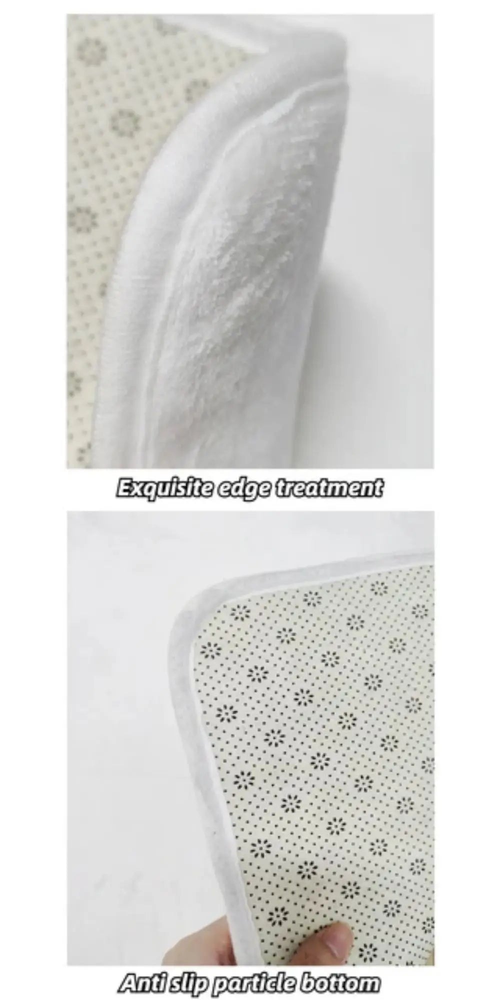 VIKAMA Non-Slip Panda Carpet for Bathroom and Living Room