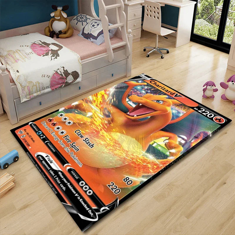 Pikachu Area Carpet Kids Rug for Living Room Decor