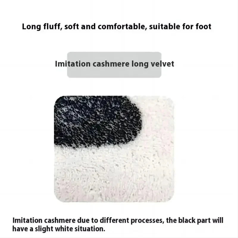 VIKAMA Non-slip Polyester Bathroom Mat for Home Decor