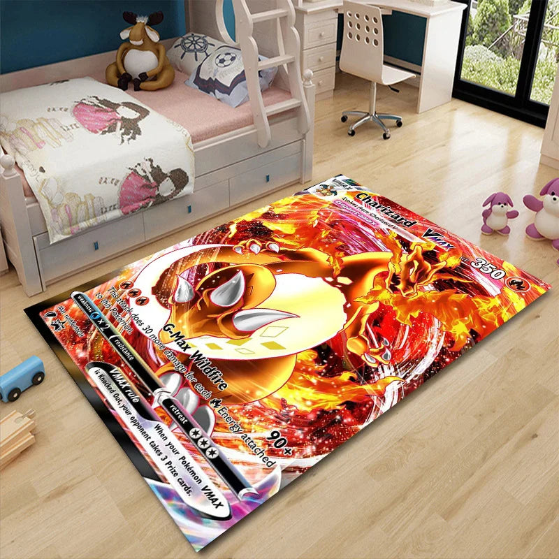 Pikachu Area Carpet Kids Rug for Living Room Decor