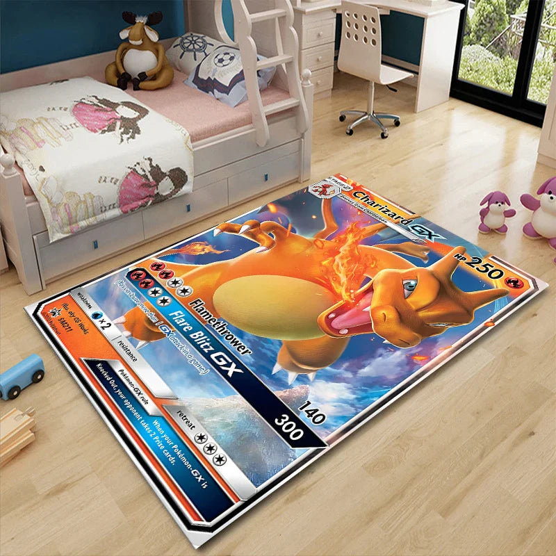 Pikachu Area Carpet Kids Rug for Living Room Decor