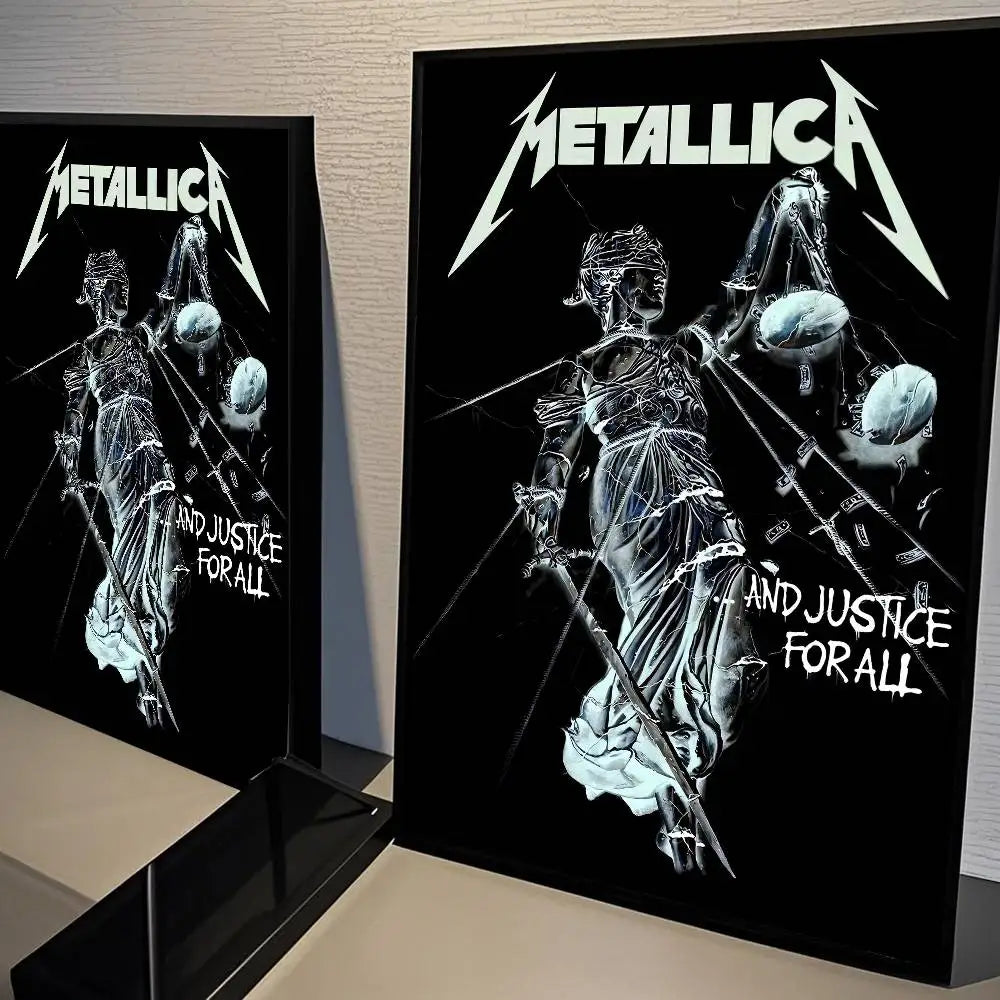 M-METALLICA Band Movie Poster Wall Sticker for Home Decor
