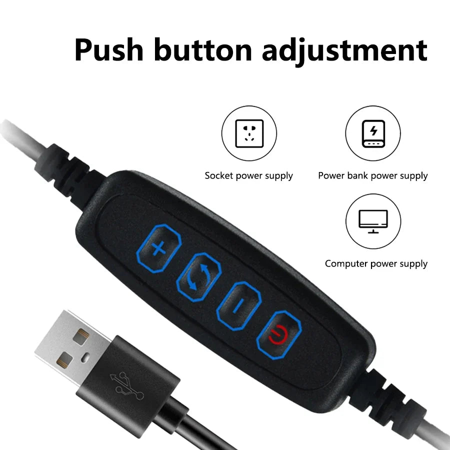 Modern Spiral Dimmable LED Table Lamp for Living Room