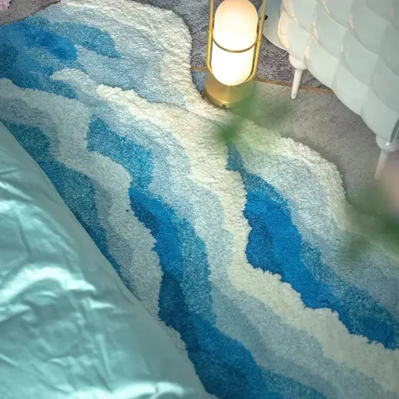 VIKAMA Non-slip Polyester Bathroom Mat for Home Decor