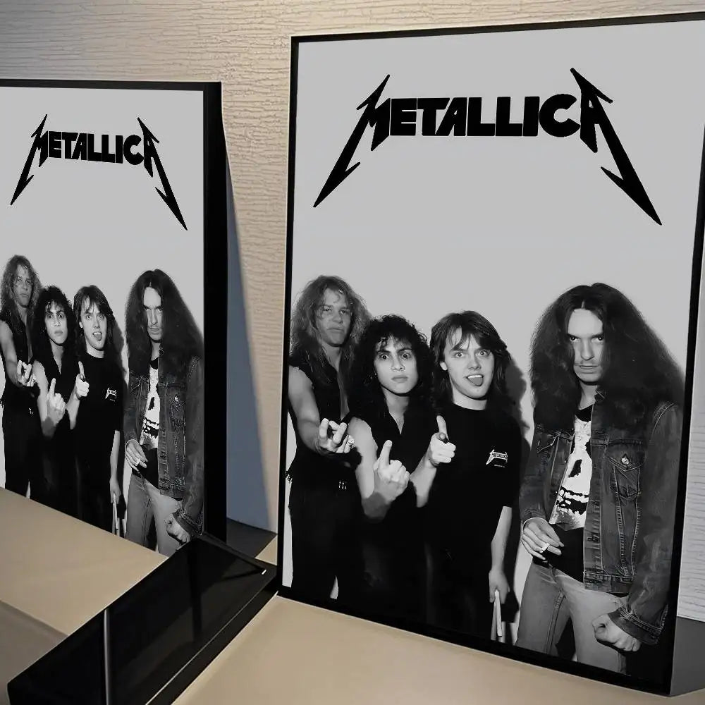 M-METALLICA Band Movie Poster Wall Sticker for Home Decor